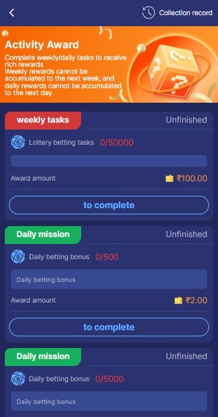 Complete Daily Missions